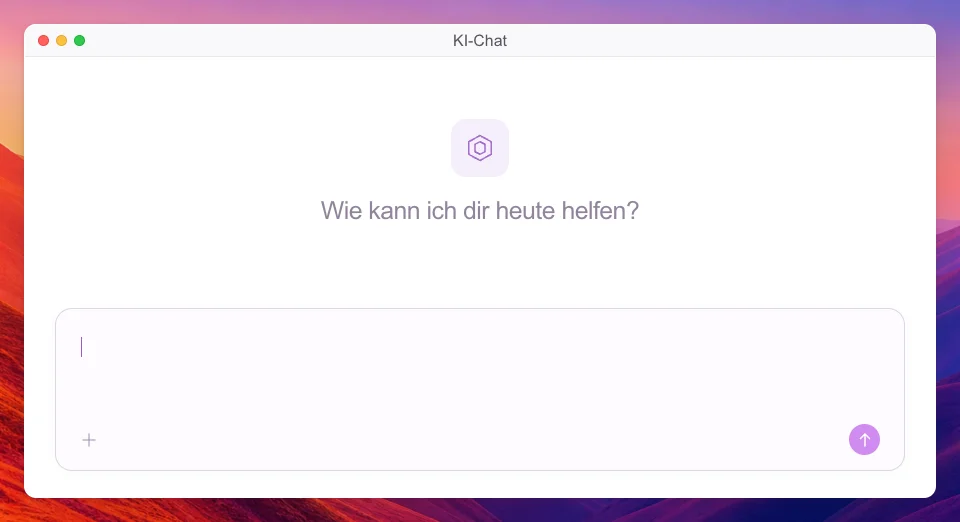 Prompt im KI-Chat während einer Übung